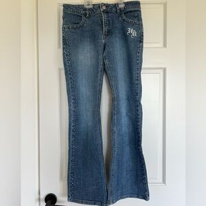 Harley-Davidson Vintage Low-Rise Studded Jeans